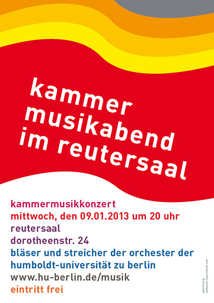 Kammermusik im Reutersaal, Januar 2013